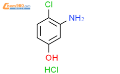 3-amino-4-chlorophenol hydrochloride结构式图片|1881330-36-4结构式图片