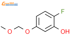 2-fluoro-5-(methoxymethoxy)phenol结构式图片|1881331-51-6结构式图片