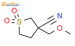 3-Thiophenecarbonitrile, tetrahydro-3-(methoxymethyl)-, 1,1-dioxide