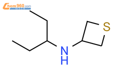 3-Thietanamine, N-(1-ethylpropyl)-结构式图片|1882558-33-9结构式图片