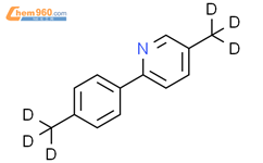 5-(甲基-d3)-2-[4-(甲基-d3)苯基]吡啶结构式图片|1883378-87-7结构式图片