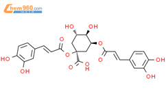 洋蓟素(1,3-二咖啡酰奎宁酸)结构式图片|1884-23-7结构式图片