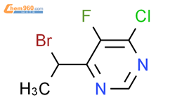 4-(1-溴代乙基)-5-氟-6-氯嘧啶结构式图片|188416-28-6结构式图片