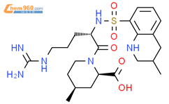 Argatroban (L,2R,4S)-Isomer (Mixture of Diastereomers)结构式图片|189264-04-8结构式图片