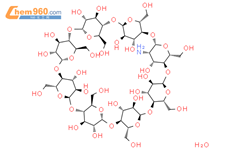 3A-氨基-3A-脱氧-(2AS,3AS)-γ-环糊精水合物结构式图片|189307-64-0结构式图片