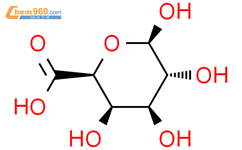 D(+)-葡萄糖醛酸结构式图片|18968-14-4结构式图片