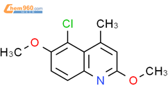 5-氯-2,6-二甲氧基-4-甲基喹啉结构式图片|189746-19-8结构式图片