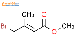 2-Butenoic acid, 4-bromo-3-methyl-, methyl ester, (2E)-结构式图片|19041-17-9结构式图片