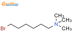 6-溴己基三甲基溴化铵结构式图片|191086-27-8结构式图片