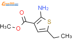 2-氨基-5-乙基噻吩-3-甲酸甲酯结构式图片|19156-63-9结构式图片