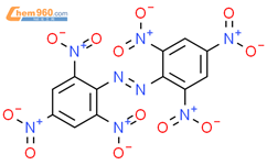 Diazene,1,2-bis(2,4,6-trinitrophenyl)-结构式图片|19159-68-3结构式图片