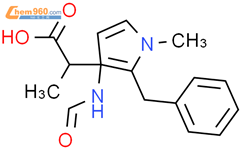 苯甲基 3-(1-甲基-1H-吡咯-3-碳杂草酰氨基)丙酯结构式图片|191591-53-4结构式图片