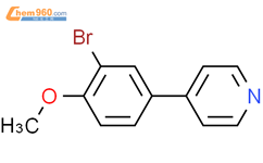 4-(3-溴-4-甲氧基苯基)吡啶结构式图片|191602-60-5结构式图片