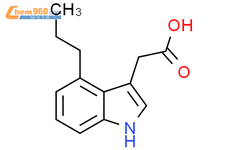 (9ci)-4-丙基-1H-吲哚-3-乙酸结构式图片|191675-12-4结构式图片