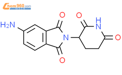 5-amino-2-(2,6-dioxopiperidin-3-yl)isoindole-1,3-dione结构式图片|191732-76-0结构式图片
