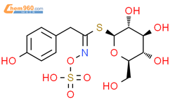 对羟基苄基芥子油苷结构式图片|19253-84-0结构式图片