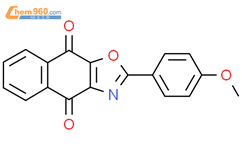 2-(4-Methoxyphenyl)naphtho[2,3-d]oxazole-4,9-dione结构式图片|192718-09-5结构式图片