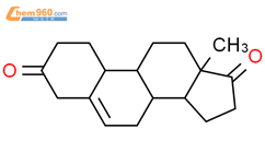雌甾-5-烯-3,17-二酮结构式图片|19289-77-1结构式图片
