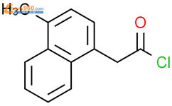 1-Naphthaleneacetyl chloride, 4-methyl-结构式图片|19335-98-9结构式图片