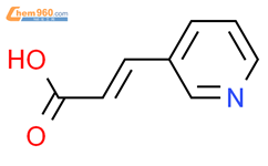 trans-3-(3-吡啶)丙烯酸结构式图片|19337-97-4结构式图片