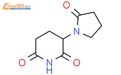 3-(2-氧代-1-吡咯烷基)-2,6-哌啶二酮结构式图片|1934371-13-7结构式图片