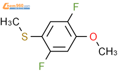 1,4-二氟-2-甲氧基-5-(甲硫基)苯结构式图片|1934690-72-8结构式图片