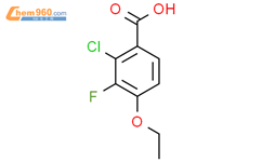 2-Chloro-4-ethoxy-3-fluorobenzoic acid结构式图片|1935106-26-5结构式图片