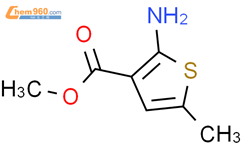 2-氨基-5-甲基噻吩-3-羧酸甲酯结构式图片|19369-53-0结构式图片