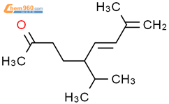 (5S,6E)-8-甲基-5-(1-甲基乙基)-6,8-壬二烯-2-酮结构式图片|1937-54-8结构式图片