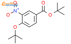 4-叔丁氧基-3-硝基苯甲酸叔丁酯结构式图片|1951440-96-2结构式图片