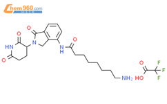 8-氨基-N-[2-(2,6-二氧基-3-哌啶基)-2,3-二氢-1-氧基-1H-异吲哚-4-基]-八酰胺 2,2,2-​三氟乙酸结构式图片|1957236-17-7结构式图片