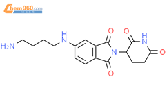 5-[(4-氨基丁基)氨基]-2-(2,6-二氧基-3-哌啶基)-1H-异吲哚-1,3(2H)-二酮结构式图片|1957236-35-9结构式图片