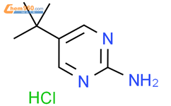 5-(叔丁基)嘧啶-2-胺 盐酸盐结构式图片|1958100-57-6结构式图片