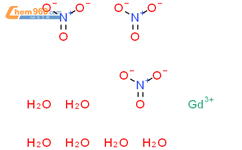 硝酸钆六水合物结构式图片|19598-90-4结构式图片