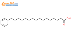 16-苯基十六酸结构式图片|19629-78-8结构式图片