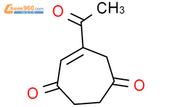 (9ci)-6-乙酰基-5-环庚烯-1,4-二酮结构式图片|196493-35-3结构式图片