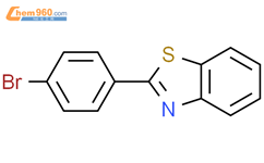 2-(4-溴苯基)苯并噻唑结构式图片|19654-19-4结构式图片