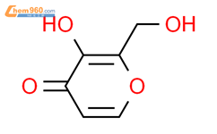 3-羟基-2-（羟甲基）-4H-吡喃-4-酮结构式图片|1968-51-0结构式图片