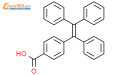 4-(1,2,2-三苯基乙烯基)苯甲酸结构式图片|197153-87-0结构式图片