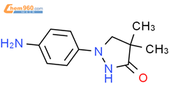 3-Pyrazolidinone, 1-(4-aminophenyl)-4,4-dimethyl-结构式图片|197863-32-4结构式图片