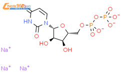尿苷-5'-二磷酸钠盐结构式图片|19817-91-5结构式图片
