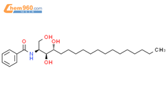 N-[(1S,2S,3R)-2,3-二羟基-1-(羟甲基)十七烷基]苯甲酰胺结构式图片|1987-40-2结构式图片