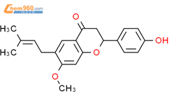 补骨脂二氢黄酮甲醚结构式图片|19879-30-2结构式图片