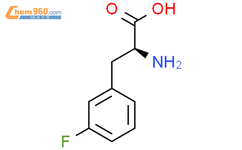 3-氟-L-苯丙氨酸结构式图片|19883-77-3结构式图片