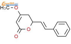 (+/-)-5,6-dihydro-4-methoxy-6-styrylpyran-2-one结构式图片|19902-88-6结构式图片