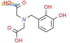 Glycine, N-(carboxymethyl)-N-[(2,3-dihydroxyphenyl)methyl]-结构式图片|19911-59-2结构式图片