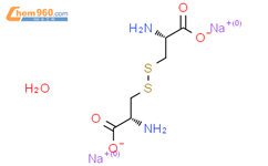 Disodium;(2R)-2-amino-3-[[(2R)-2-amino-2-carboxylatoethyl]disulfanyl]propanoate;hydrate结构式图片|199329-53-8结构式图片