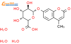 4-甲基香豆素基-β-D-吡喃葡萄糖醛酸（三水合）
