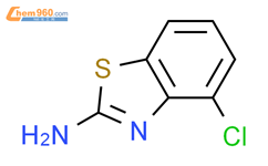 2-氨基-4-氯苯并噻唑结构式图片|19952-47-7结构式图片