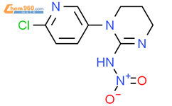 2-Pyrimidinamine, 1-(6-chloro-3-pyridinyl)-1,4,5,6-tetrahydro-N-nitro-结构式图片|200000-93-7结构式图片